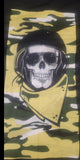 Long Neck Green and Yellow Skull Mask