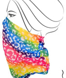 Long Neck Rainbow Cheetah Print