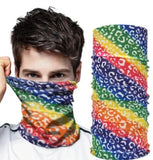 Long Neck Rainbow Cheetah Print