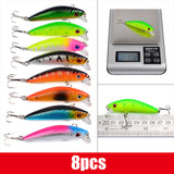 56pcs/lot Mixed Fishing Lure Kit