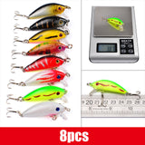 56pcs/lot Mixed Fishing Lure Kit