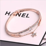 Luxury Famous Brand Jewelry Rose Gold Stainless Steel Bracelets