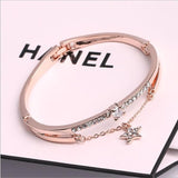 Luxury Famous Brand Jewelry Rose Gold Stainless Steel Bracelets