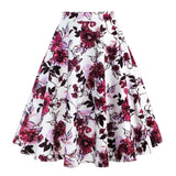 2019 New Arrival Summer A Line Vintage Floral Skirt