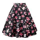 2019 New Arrival Summer A Line Vintage Floral Skirt