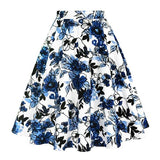 2019 New Arrival Summer A Line Vintage Floral Skirt