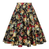 2019 New Arrival Summer A Line Vintage Floral Skirt