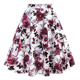 2019 New Arrival Summer A Line Vintage Floral Skirt
