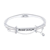 Luxury Famous Brand Jewelry Rose Gold Stainless Steel Bracelets