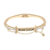 Luxury Famous Brand Jewelry Rose Gold Stainless Steel Bracelets
