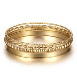 Ethnic Gold Color Bangles Bracelets 4pcs to 6pcs Set