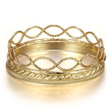 Ethnic Gold Color Bangles Bracelets 4pcs to 6pcs Set