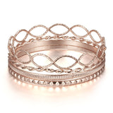 Ethnic Gold Color Bangles Bracelets 4pcs to 6pcs Set