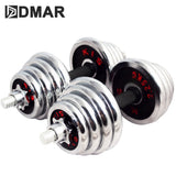 DMAR 10kg Electroplate Dumbbells Set
