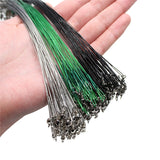 20PCS Anti Bite Steel Fishing Line 15CM-50CM