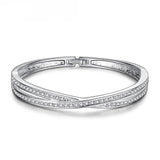 Luxury Famous Brand Jewelry Rose Gold Stainless Steel Bracelets