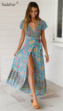 Vintage Floral Print Dress