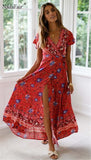 Vintage Floral Print Dress