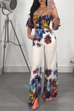 Short Sleeve Party Jumpsuit Romper