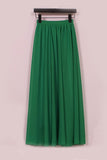 2020 Elegant Solid Long Skirt Women Summer