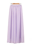 2020 Elegant Solid Long Skirt Women Summer