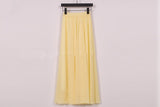 2020 Elegant Solid Long Skirt Women Summer