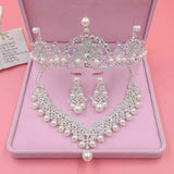 Bridal Wedding Luxury Shining Rhinestone Jewelry Set