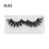100% Mink Hair Eyelashes 3D Full Strips 25MM Long Fluffy Eyelash
