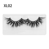 100% Mink Hair Eyelashes 3D Full Strips 25MM Long Fluffy Eyelash