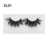 100% Mink Hair Eyelashes 3D Full Strips 25MM Long Fluffy Eyelash