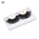 100% Mink Hair Eyelashes 3D Full Strips 25MM Long Fluffy Eyelash