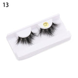 100% Mink Hair Eyelashes 3D Full Strips 25MM Long Fluffy Eyelash