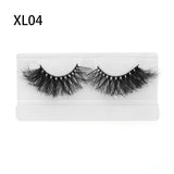 100% Mink Hair Eyelashes 3D Full Strips 25MM Long Fluffy Eyelash