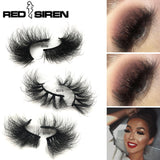 25mm 3D Mink Eyelashes Fluffy Messy Lashes