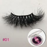 25mm 3D Mink Eyelashes Fluffy Messy Lashes