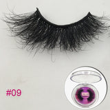 25mm 3D Mink Eyelashes Fluffy Messy Lashes
