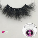 25mm 3D Mink Eyelashes Fluffy Messy Lashes