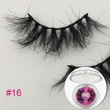 25mm 3D Mink Eyelashes Fluffy Messy Lashes