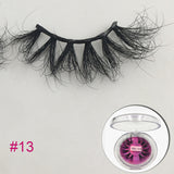 25mm 3D Mink Eyelashes Fluffy Messy Lashes