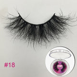 25mm 3D Mink Eyelashes Fluffy Messy Lashes