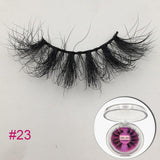 25mm 3D Mink Eyelashes Fluffy Messy Lashes