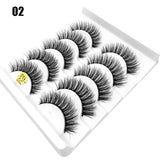 5 Pairs 3D/6D Faux Mink Eyelashes