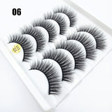 5 Pairs 3D/6D Faux Mink Eyelashes