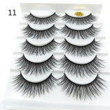 5 Pairs 3D/6D Faux Mink Eyelashes