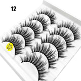 5 Pairs 3D/6D Faux Mink Eyelashes