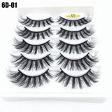 5 Pairs 3D/6D Faux Mink Eyelashes