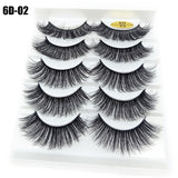 5 Pairs 3D/6D Faux Mink Eyelashes