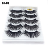 5 Pairs 3D/6D Faux Mink Eyelashes
