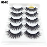 5 Pairs 3D/6D Faux Mink Eyelashes