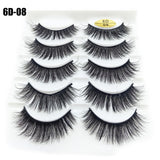 5 Pairs 3D/6D Faux Mink Eyelashes
